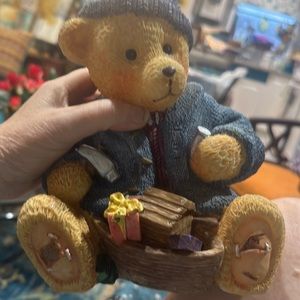 Teddy bear coin bank